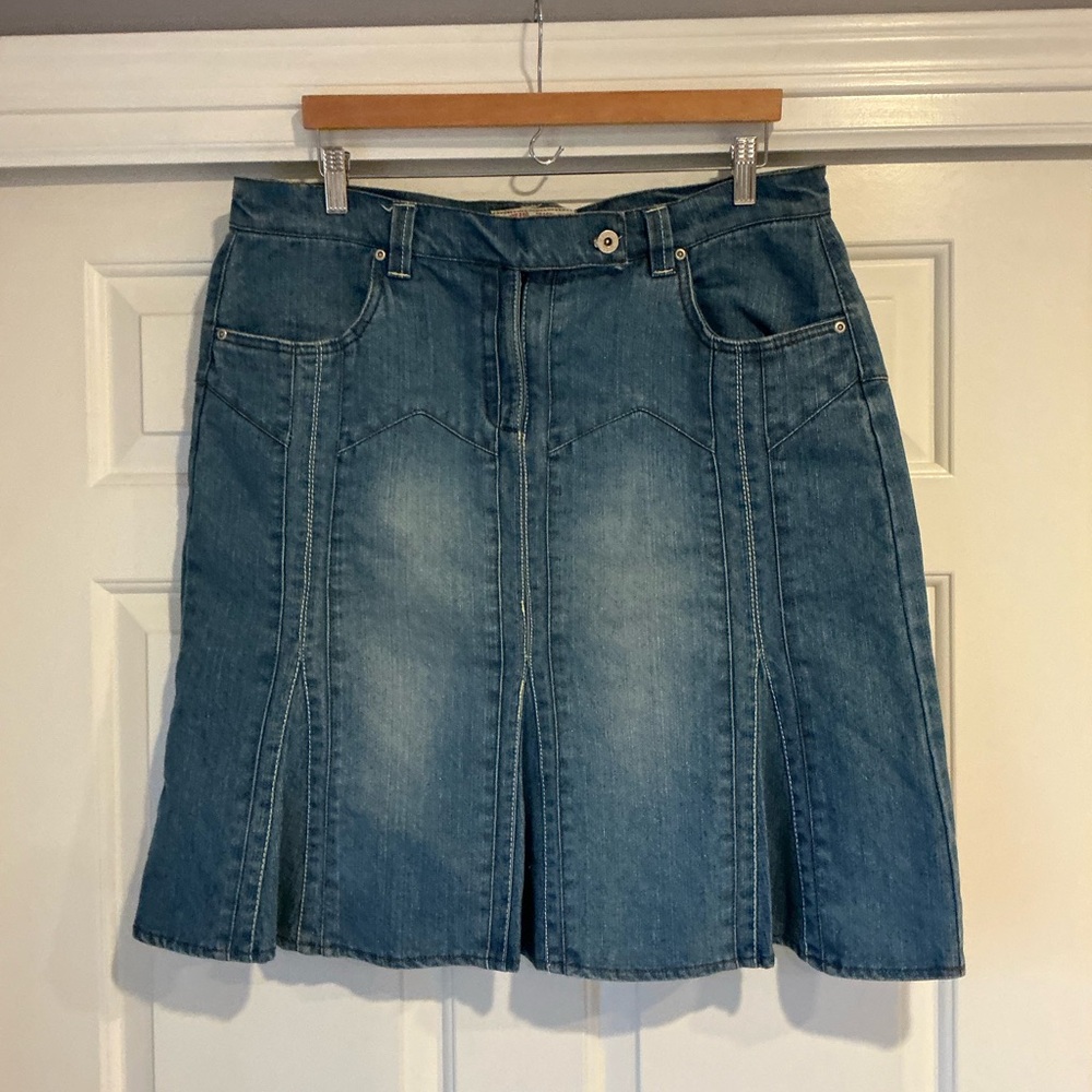 Vintage NoFuze Blue Indi Fairy A-Line Denim Skirt 16